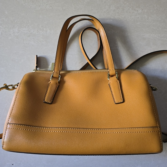 Coach Leather Mini Satchel - Marigold - OS - Picture 2 of 7